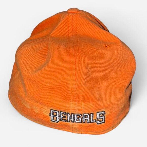 NFL Cincinnati Bengals Tiger Logo Orange Fitted Hat - Picture 3 of 8